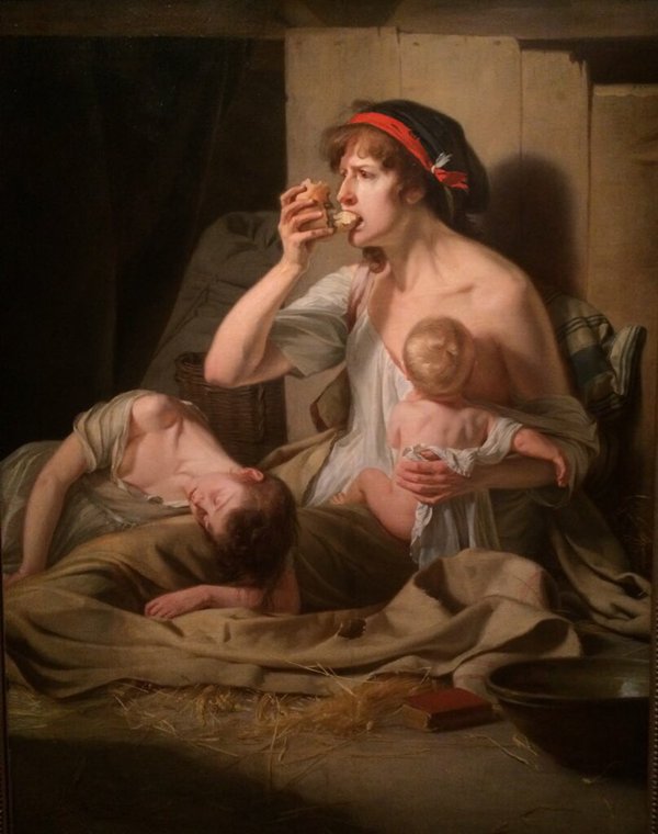 Scène de misère Henri Pierre Danloux