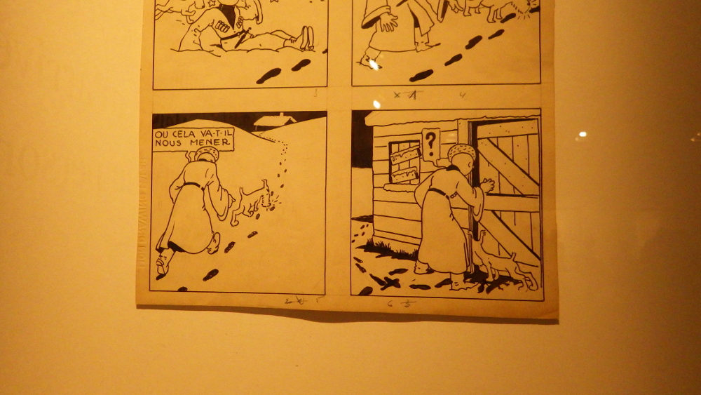 expo Hergé au Grand Palais