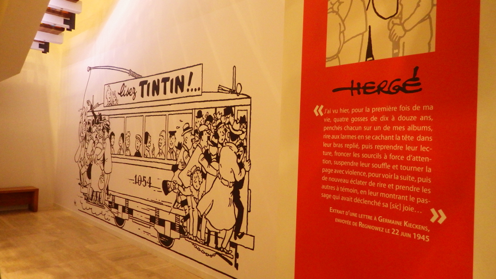 expo Hergé au Grand Palais