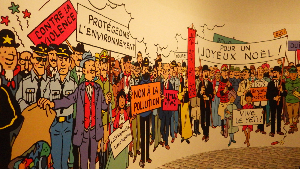 expo Hergé au Grand Palais
