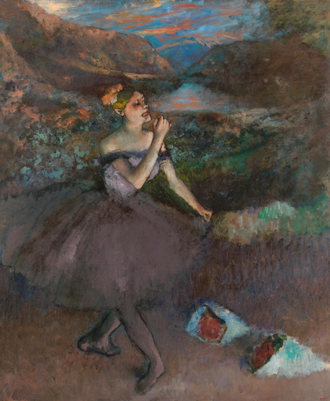 danseuse aux bouquets, Degas - Chrysler Museum of Art Norfolk