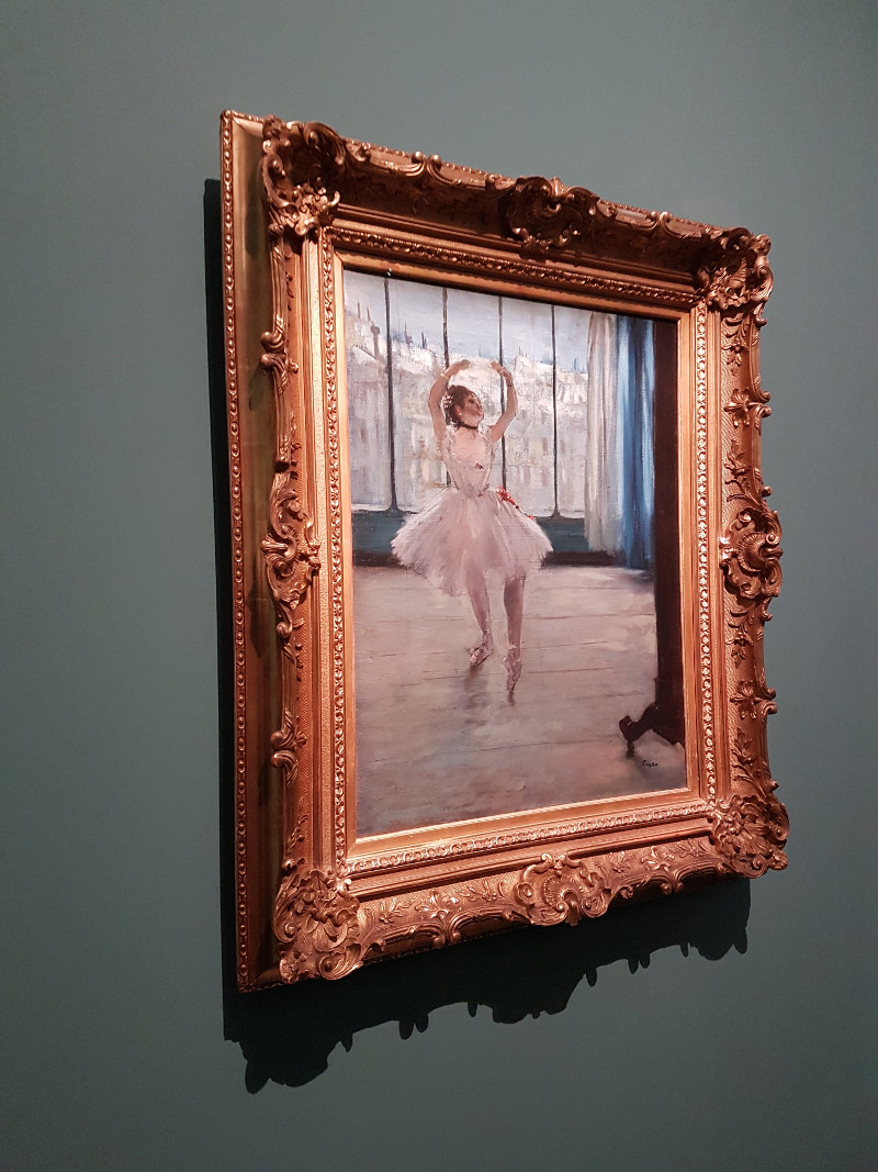 danseuse posant chez un photographe, Edgar Degas - musée Pouchkine