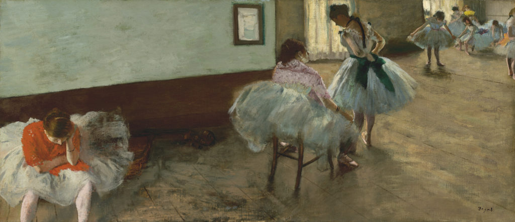 la leçon de danse salle de répétition, Edgar Degas - National Gallery of Art Washington