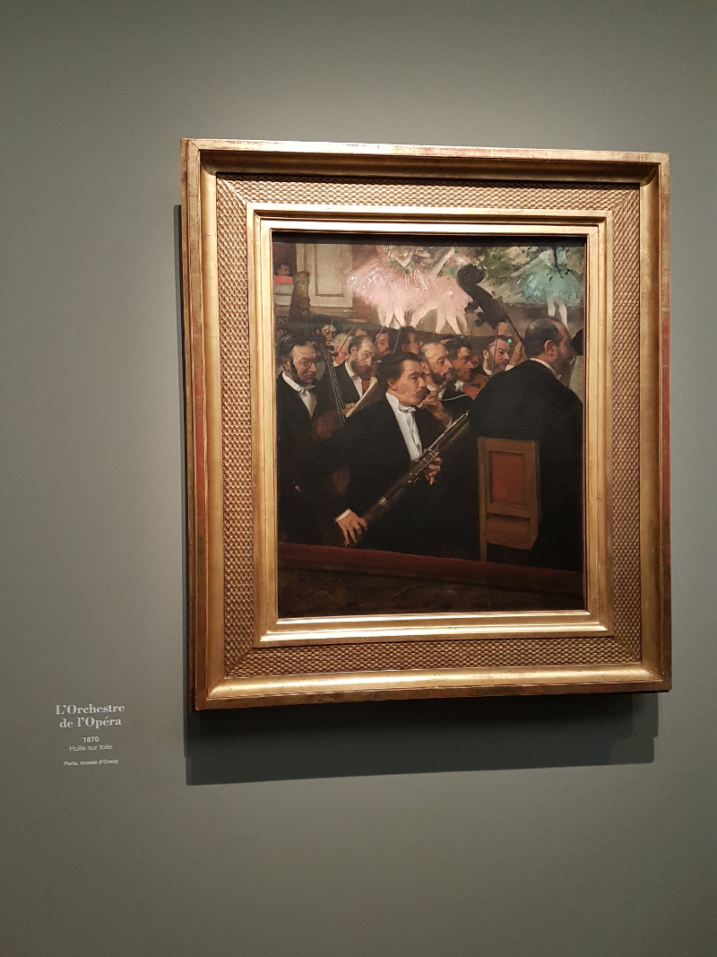 l'orchestre de l'opéra, Degas Orsay