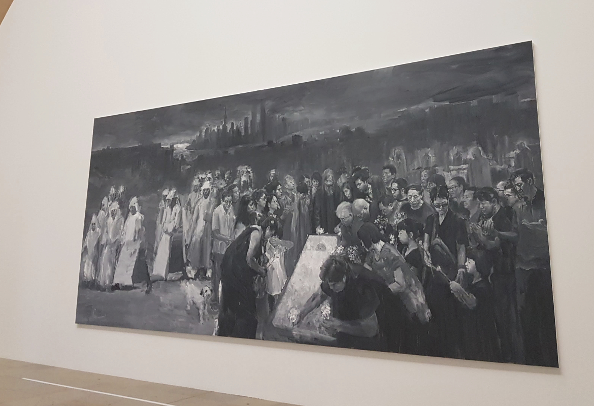 yan pei ming un enterrement à shanghai musée d'orsay exposition avis critique