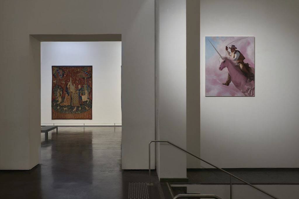 Dame à la licorne Roping Will Cotton