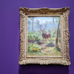Photo d'un tableau de Rosa Bonheur représentant un cerf, prise à l'exposition rétrospective du musée d'Orsay en décembre 2022