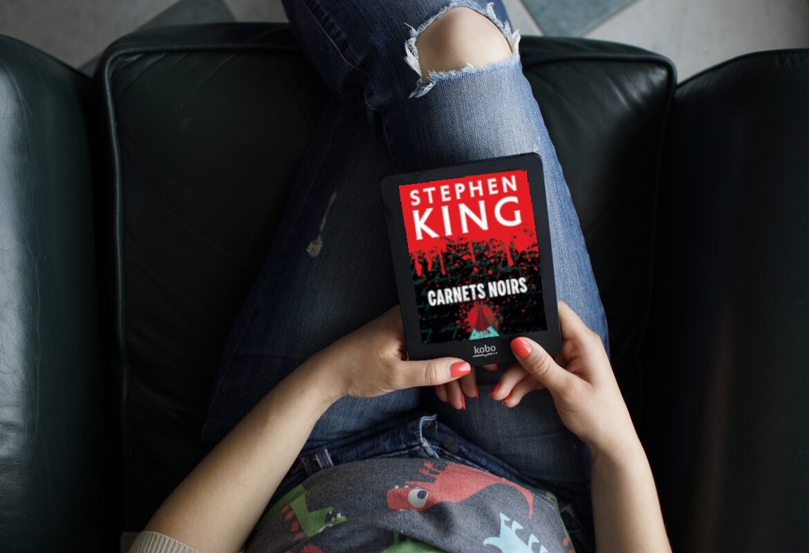 Visuel de la couverture du livre Carnets noirs de Stephen King sur une liseuse Kobo