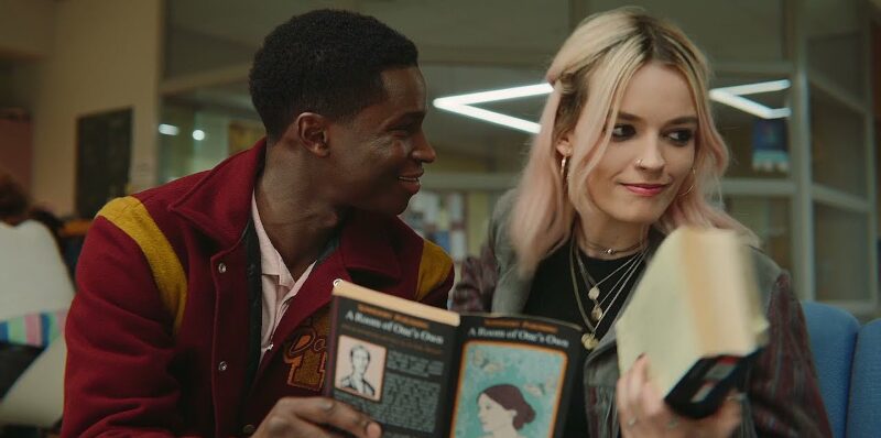 Jackson et Maeve dans Sex education