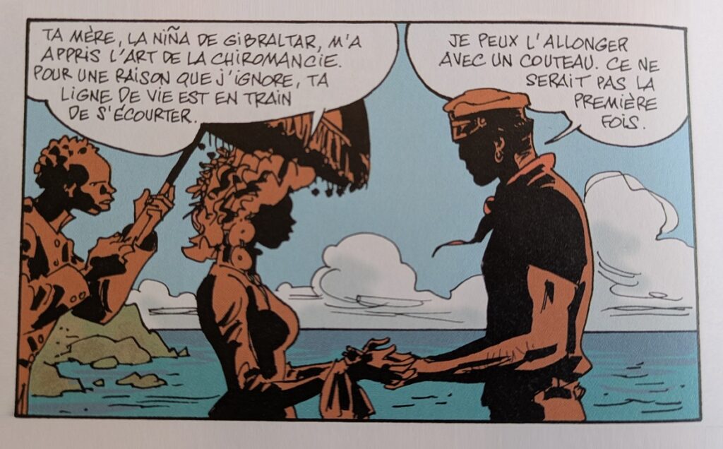 Corto Maltese la ligne de vie critique
