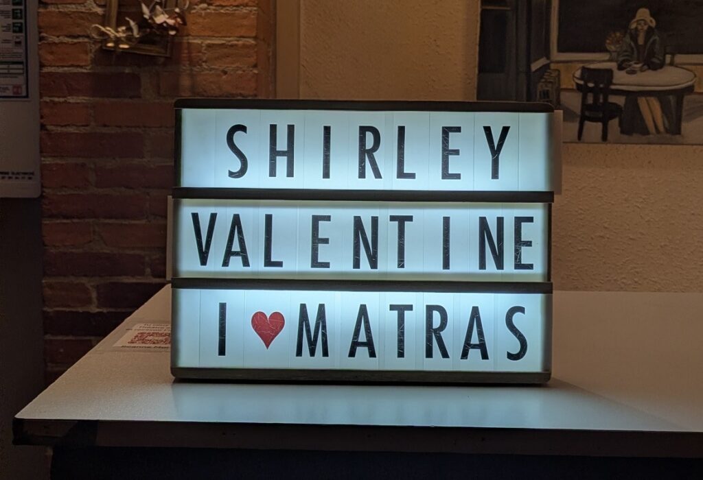 Shirley Valentine Isabelle Matras © Culture déconfiture