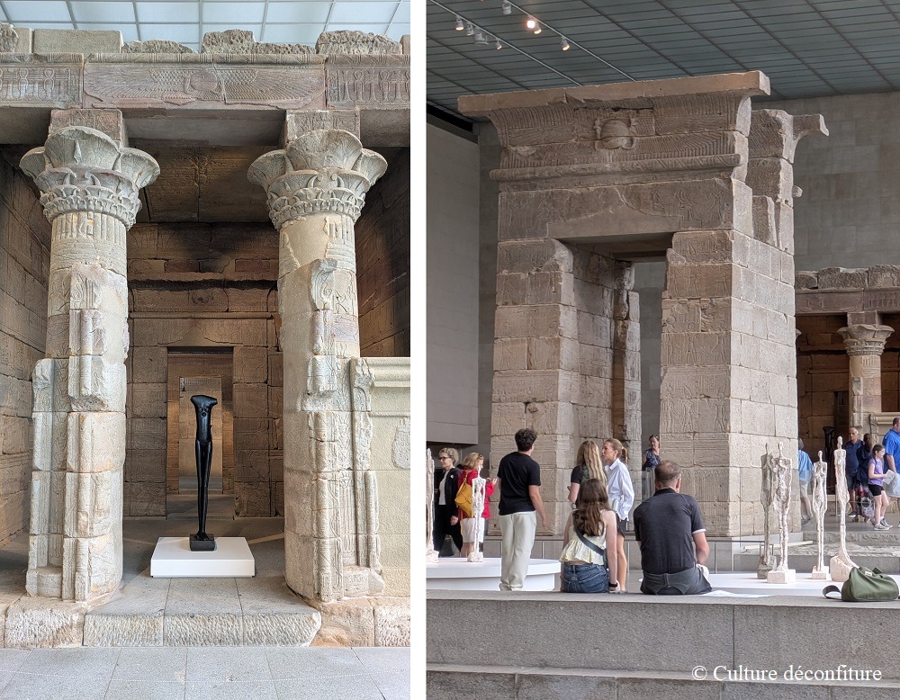 MET Metropolitan Museum New York 20260730 Giacometti au Temple de Dendur © Culture déconfiture